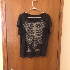 Top Shop skeleton top